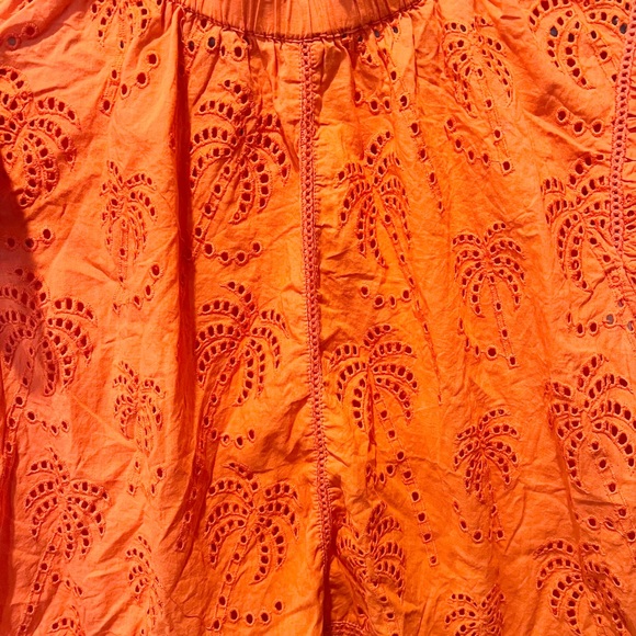 Anthro Jennifer & Grace Orange Eyelet Blouse
Cotton Boho Romantic Top L - Picture 7 of 9